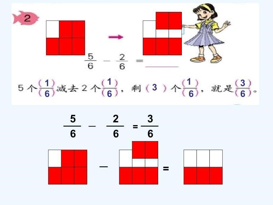 三年级数学上册分数的简单计算课件人教新课标版_第5页