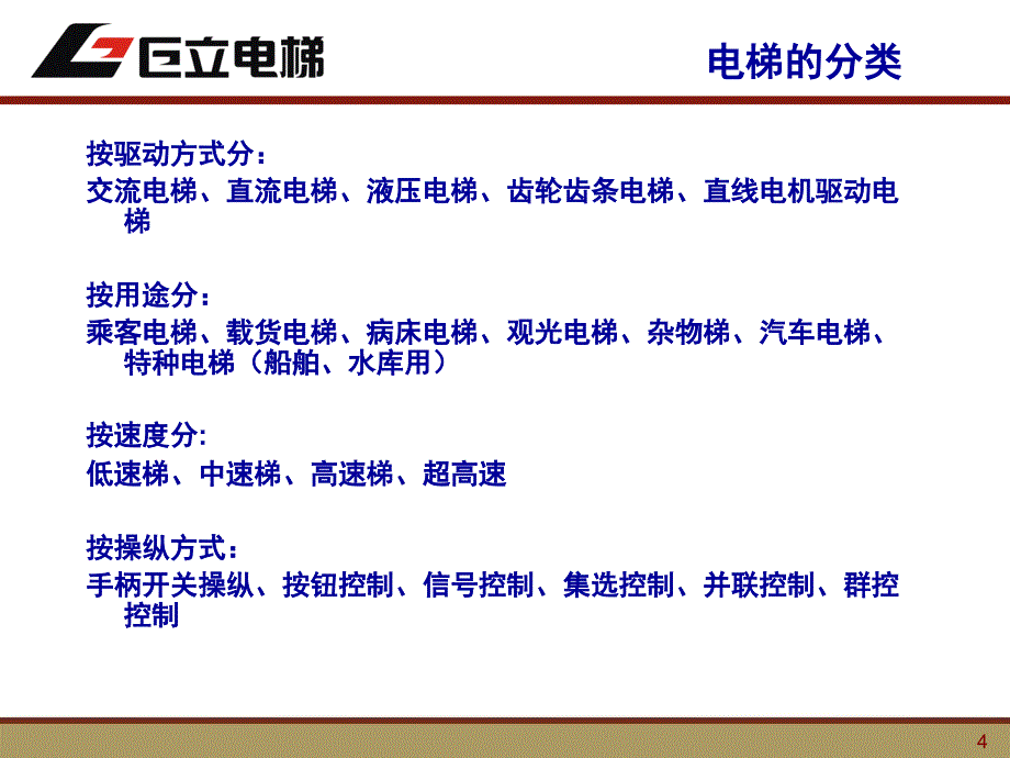 新员工电梯基础知识培训_第4页