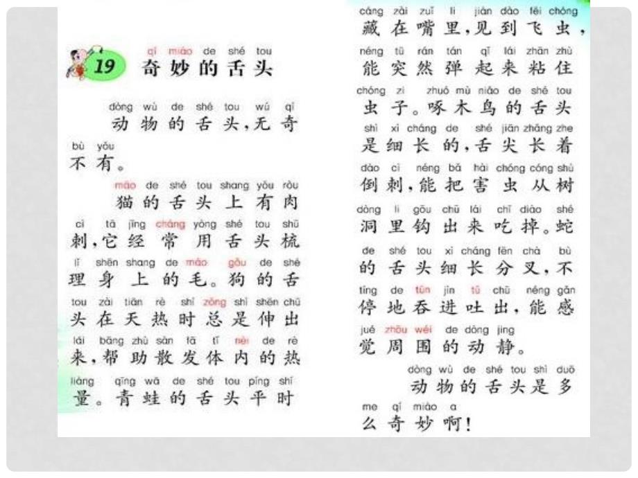 一年级语文下册 第六单元《奇妙的舌头》课件1 西师大版_第2页