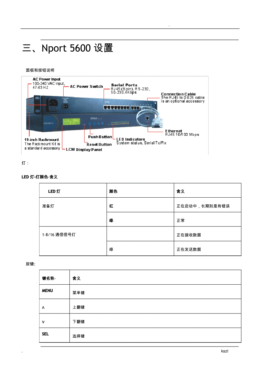 Nport5630串口服务器说明书_第4页