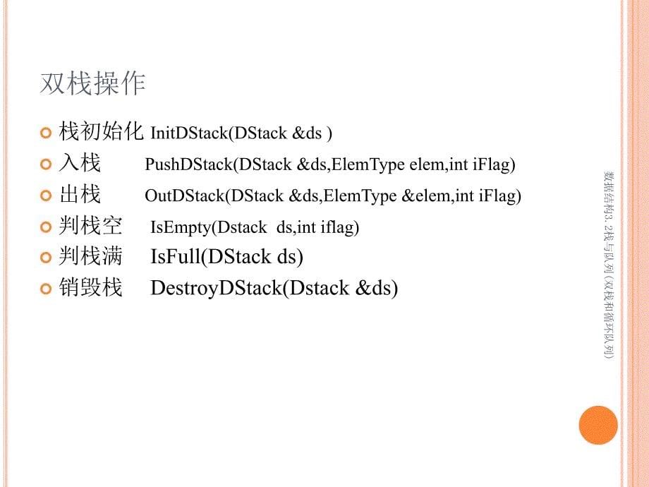 数据结构3.2栈与队列双栈和循环队列课件_第5页