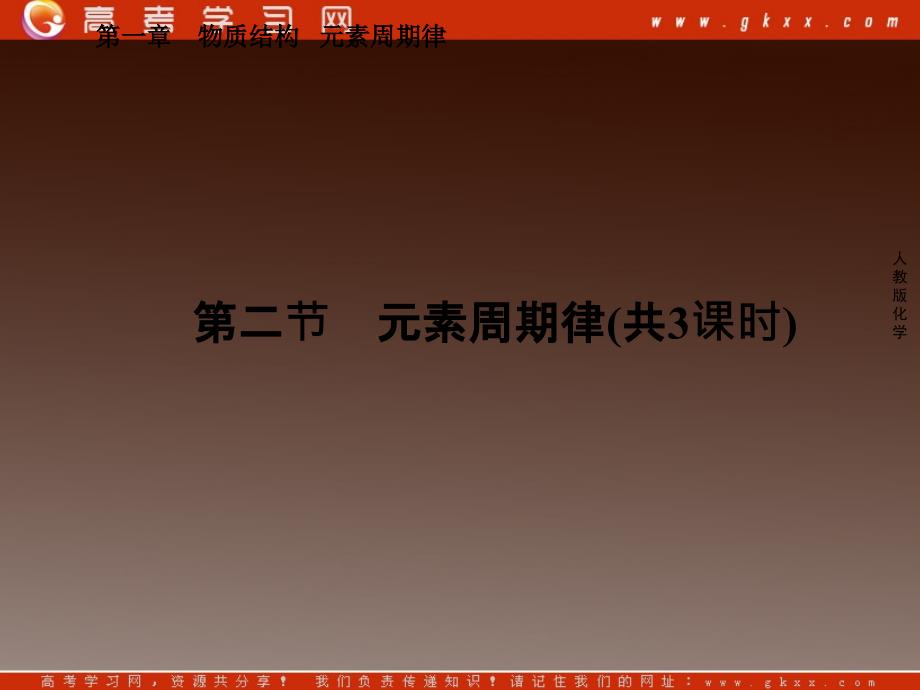 高中化学冲刺复习课件1-2-1（人教版必修2）_第2页