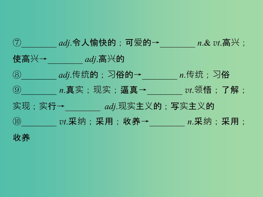 高考英语大一轮复习第1部分基础知识考点Module4FineArtsWesternChineseandPopArts课件外研版.ppt_第3页