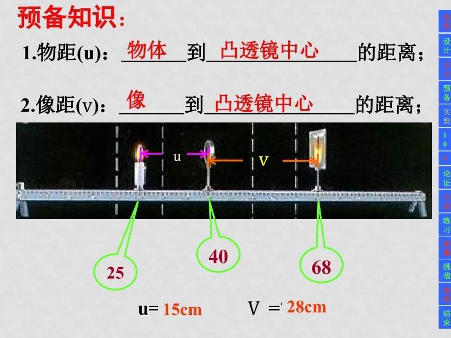 八年级物理 探究凸透镜成像的规律1 课件人教版_第5页