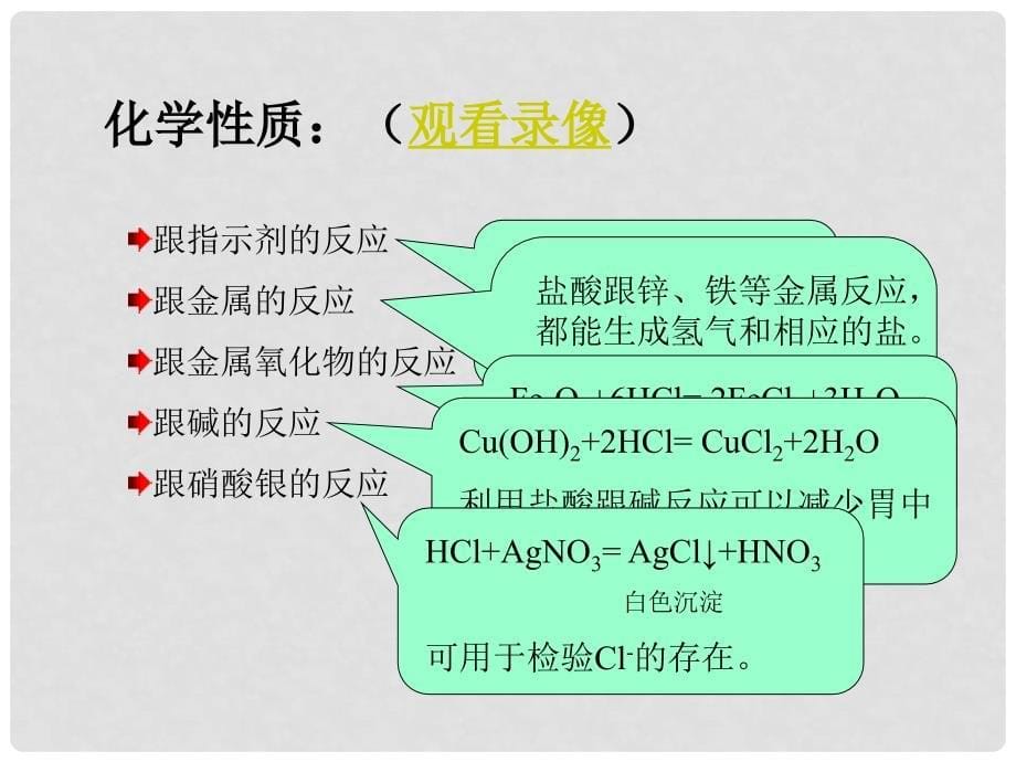 中考化学冲刺总复习 9.2《几种常见的酸盐酸》课件 北京版_第5页