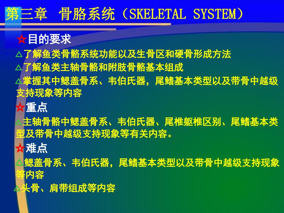 鱼类骨骼系统课件_第1页