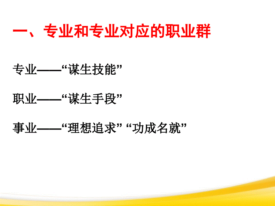 第二单元-第一课-发展职业生涯要从所学专业起步分析_第4页