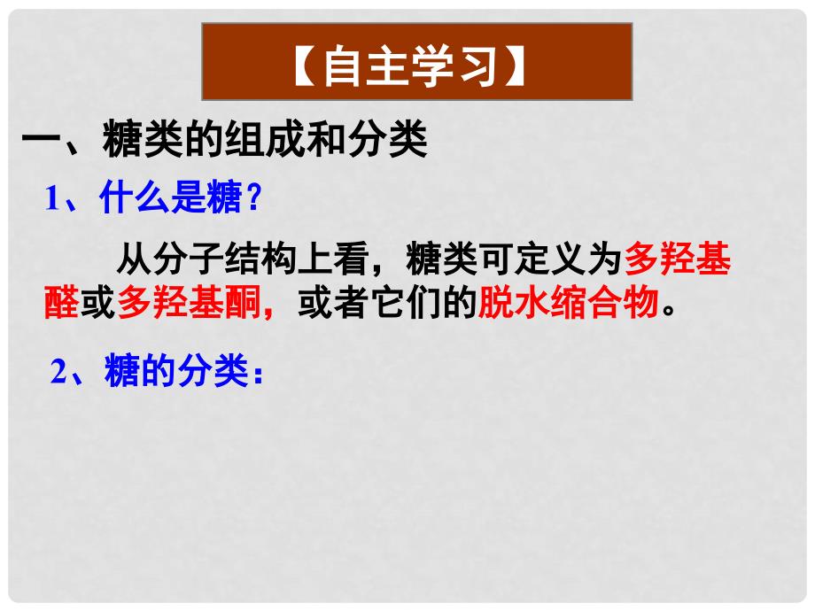 湖南省长郡中学高中化学 第四章 第二节 糖类课件 新人教版选修5_第3页