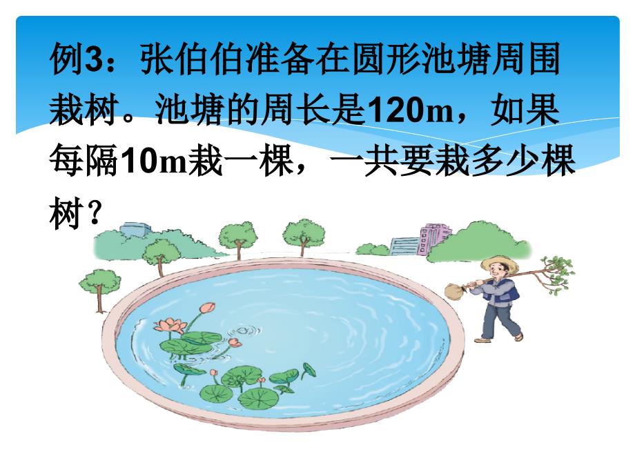 五年级上册植树问题例3封闭图形_第3页