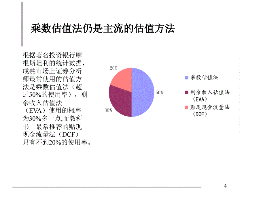 国外投行的公司价值估值模型ppt课件_第4页