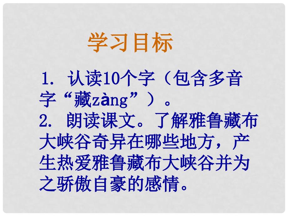 四年级语文下册 雅鲁藏布大峡谷1课件 北京版_第2页