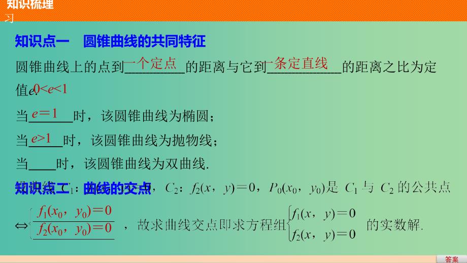 高中数学第三章圆锥曲线与方程4.2-4.3圆锥曲线的共同特征直线与圆锥曲线的交点课件北师大版.ppt_第4页