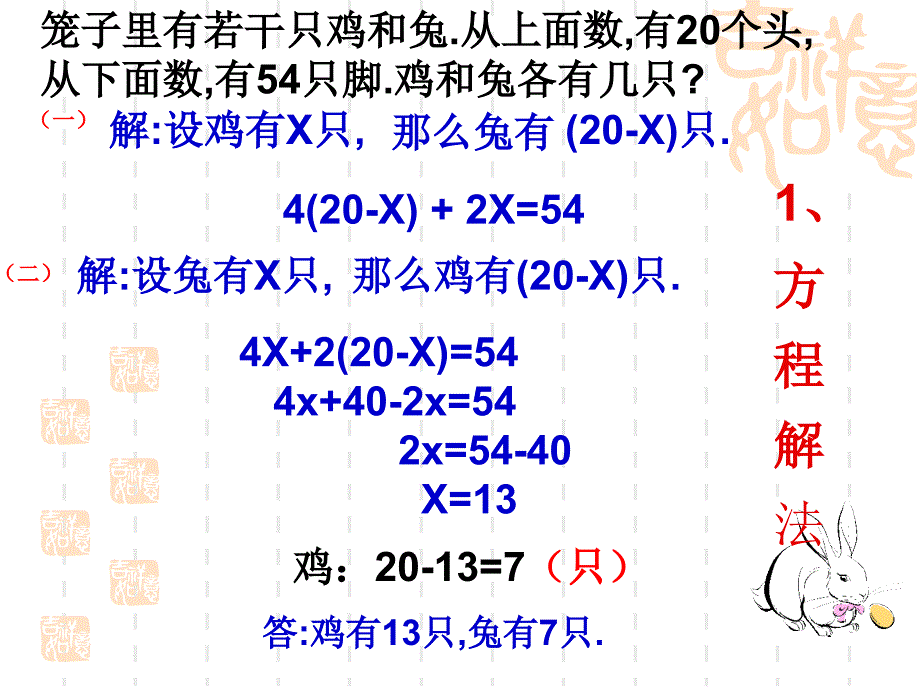 六年级总复习“鸡兔同笼”应用题.ppt_第2页