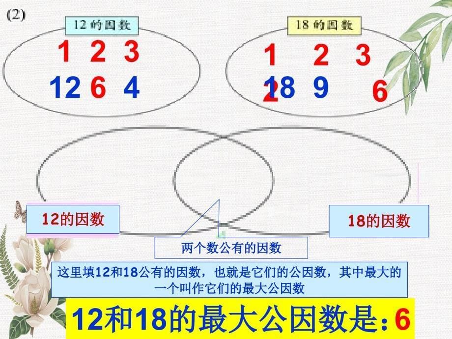 五年级数学上册找最大公因数6课件北师大版课件_第5页