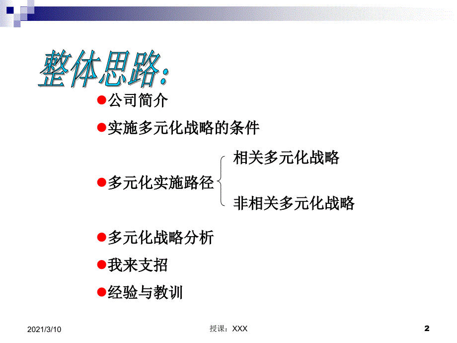 海尔多元化战略分析PPT参考课件_第2页