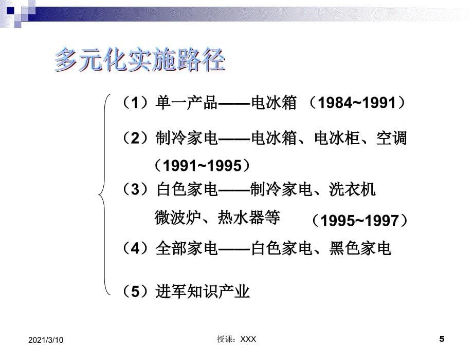 海尔多元化战略分析PPT参考课件_第5页