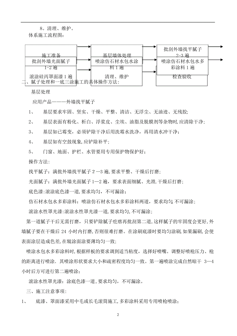 水包水多彩涂料施工方案610_第3页