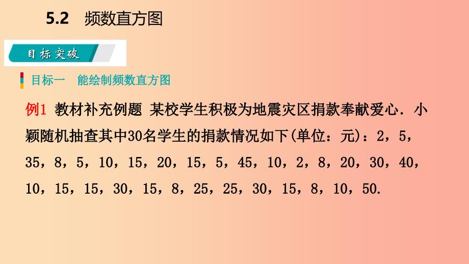 2019年春八年级数学下册 第5章 数据的频数分布 5.2 频数直方图课件（新版）湘教版.ppt_第4页