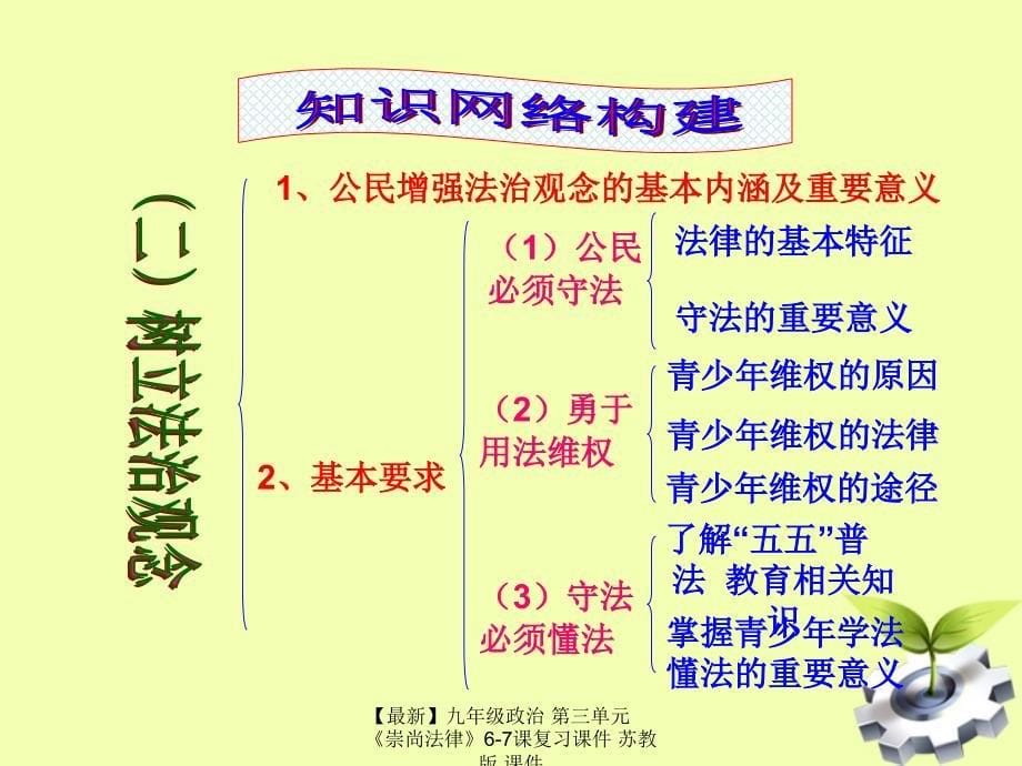 最新九年级政治第三单元崇尚法律67课复习课件苏教版课件_第5页