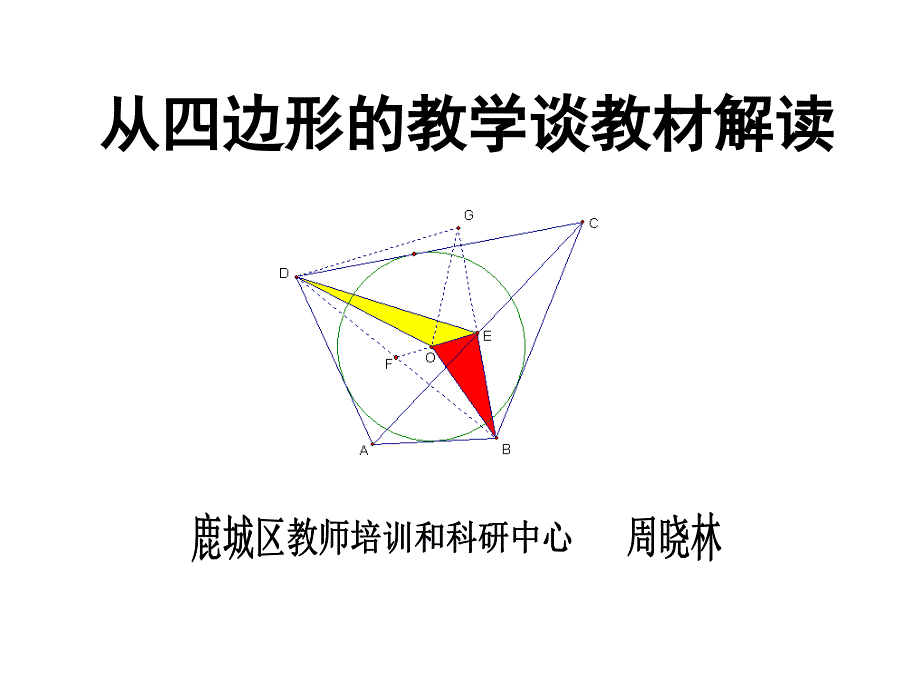 从四边形谈教材解读.ppt_第1页