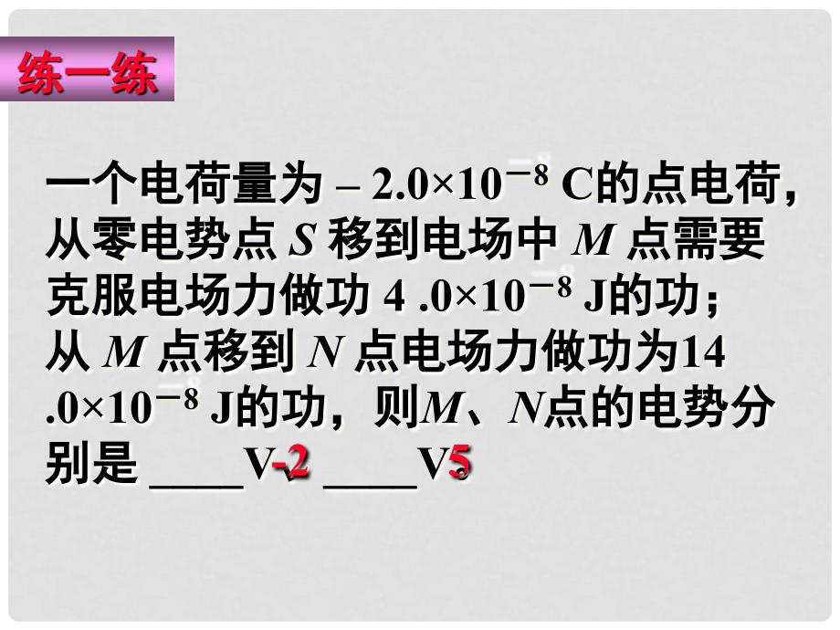 江苏省南京化学工业园区高中物理 1.5电势差课件 新人教版选修31_第2页