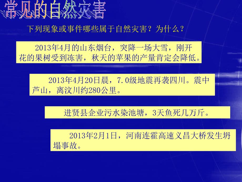 人教版八年级上册地理课件第二章第四节自然灾害_第3页