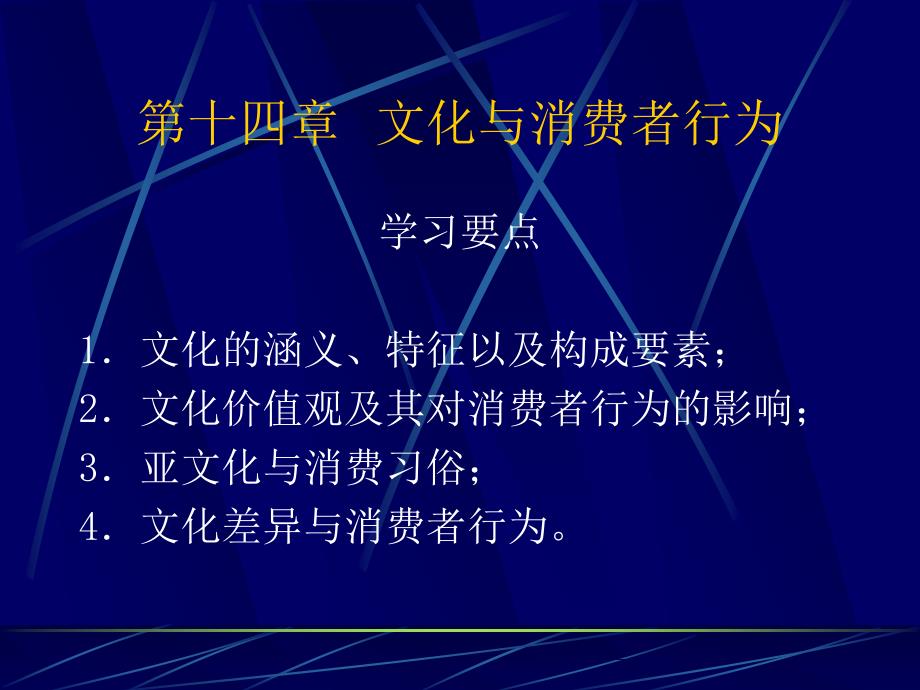 消费者行为学-第十四章文化与消费者行为.ppt_第1页