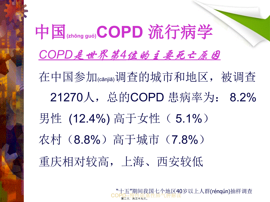 COPD--慢性阻塞性肺气肿解读课件_第2页