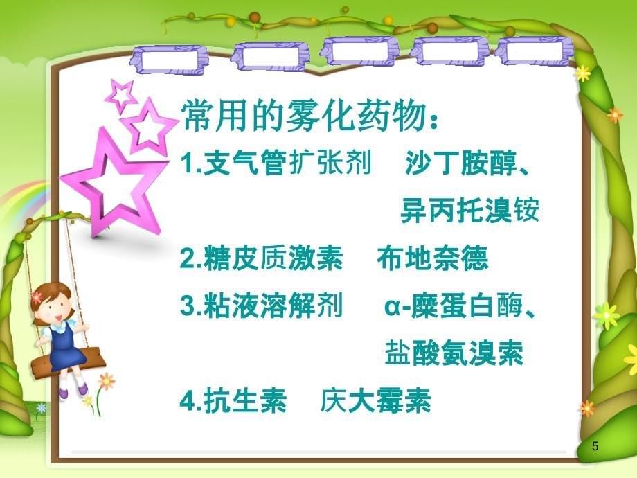 常用雾化药物的作用.ppt_第5页