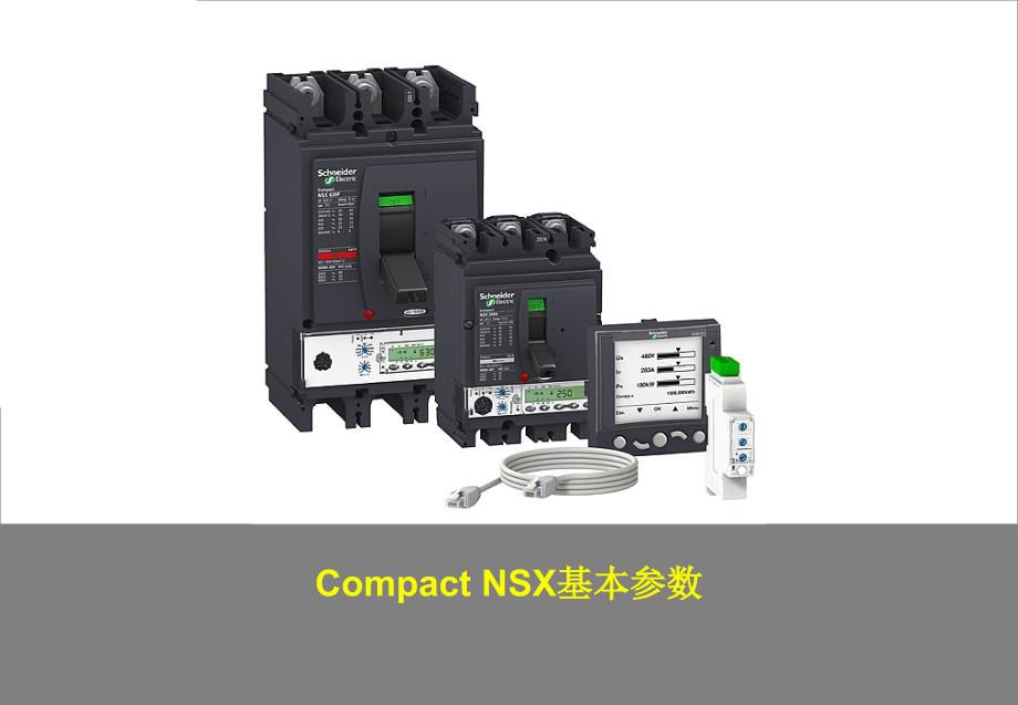 施耐德塑壳断路器NSX基本参数ppt课件_第1页