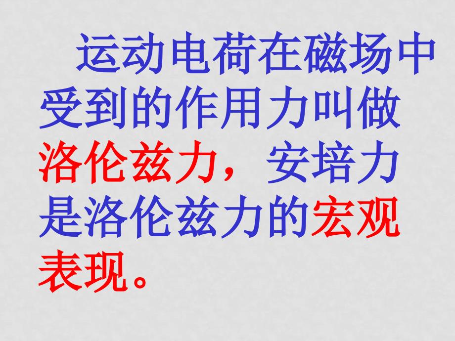 高中物理3.5 磁场对运动电荷的作用力课件人教版选修3_第4页