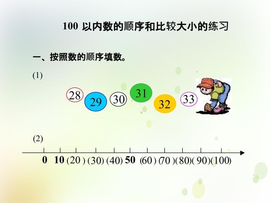 人教课标一下以内数的顺序和比较大小课件_第5页