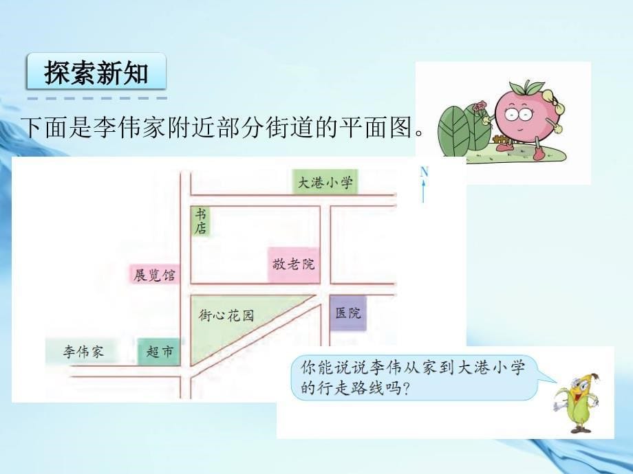 2020【苏教版】六年级下册数学：5.3描述简单的行走路线ppt课件_第5页