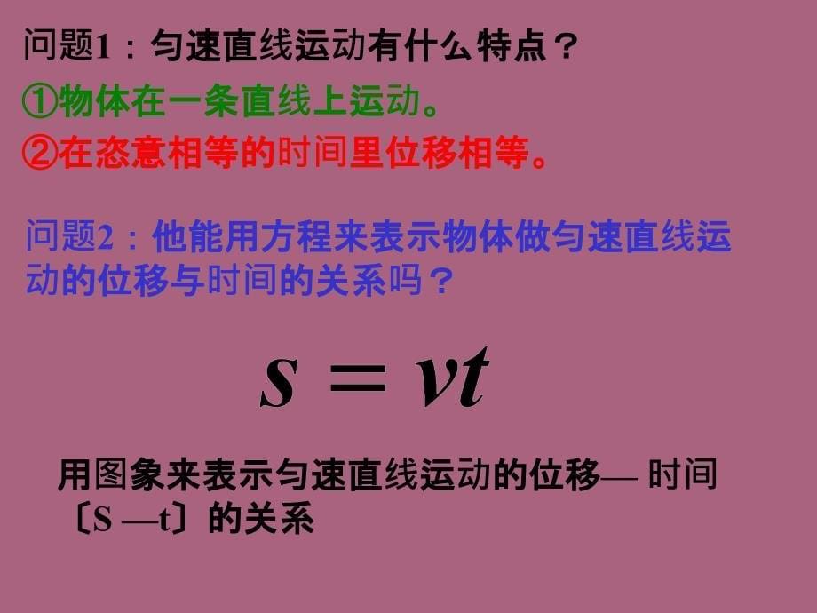 根据P17下列数据画出st图像并分析一下问题ppt课件_第5页