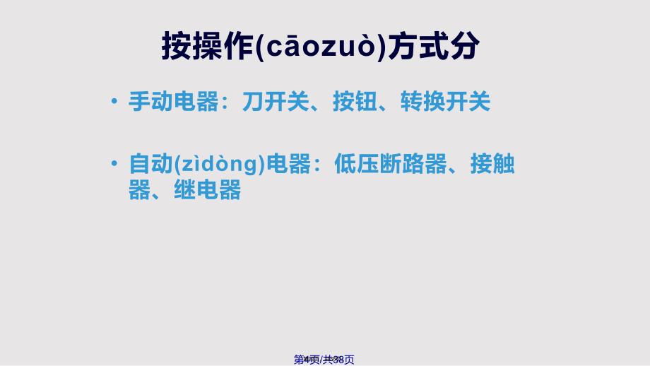 ACE电气背景知识低压电器总结实用教案_第4页