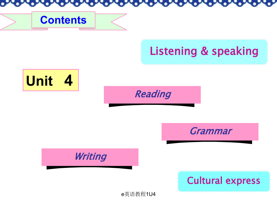 e英语教程1U4_第4页