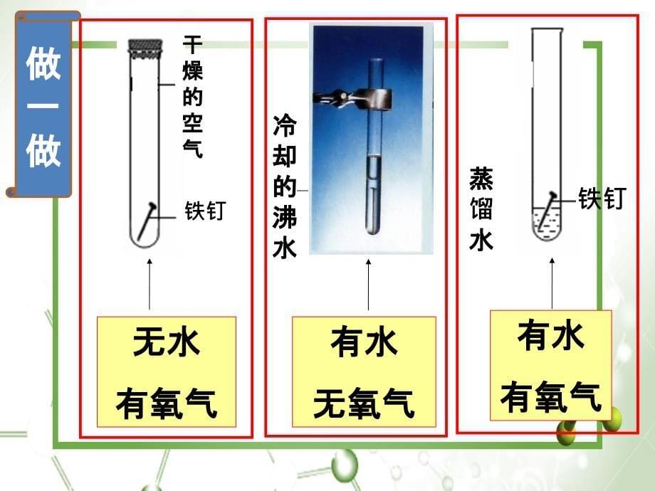 九年级化学下册第九单元金属第三节钢铁的锈蚀与防护课件新版鲁教版_第5页