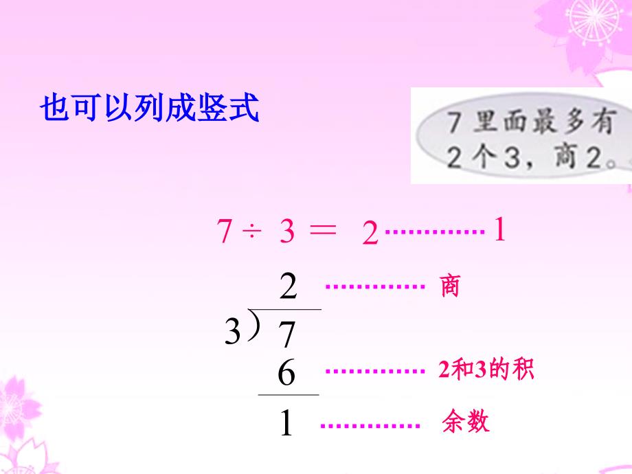 苏教版二年级数学下册有余数的除法_第3页