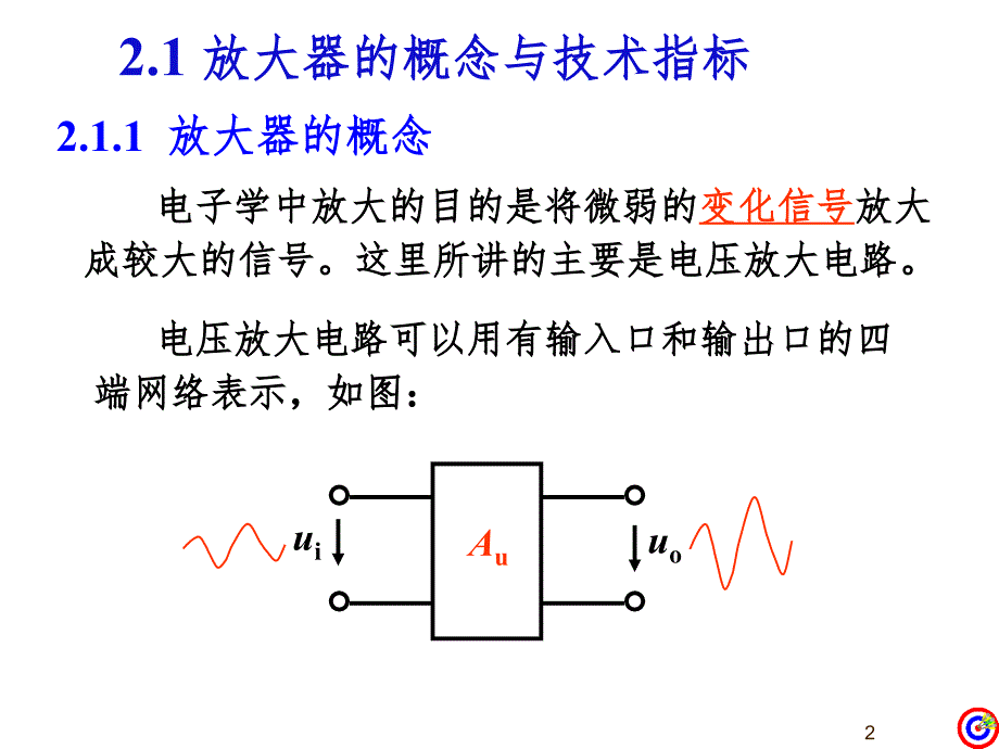 放大电路PPT课件_第2页