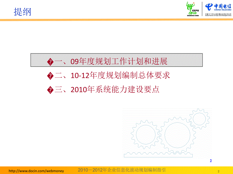 企业信息化滚动规划编制指引中国电信_第2页