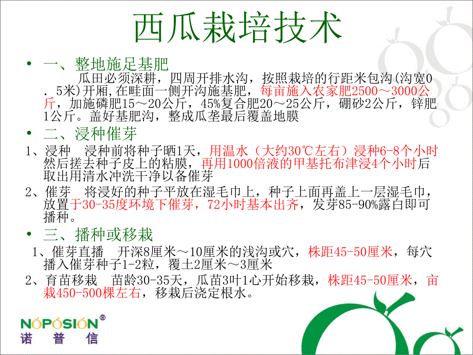 西瓜栽培及病虫害防治课件_第4页