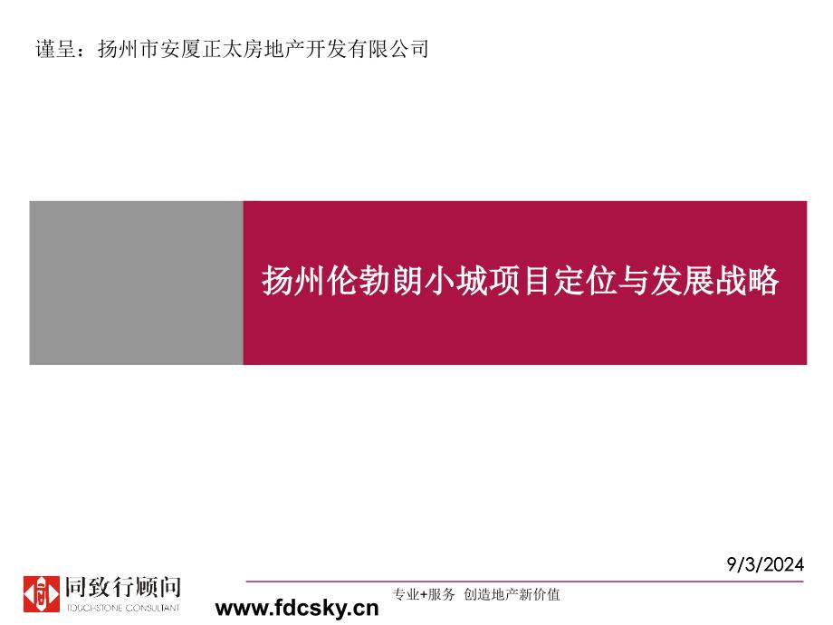 【住宅地产营销策划】同致行年扬州伦勃朗小城项目定位与发展战略_第2页