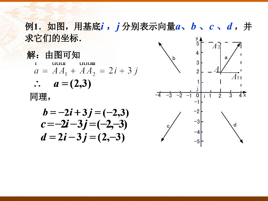 平面向量的坐标运算一_第4页