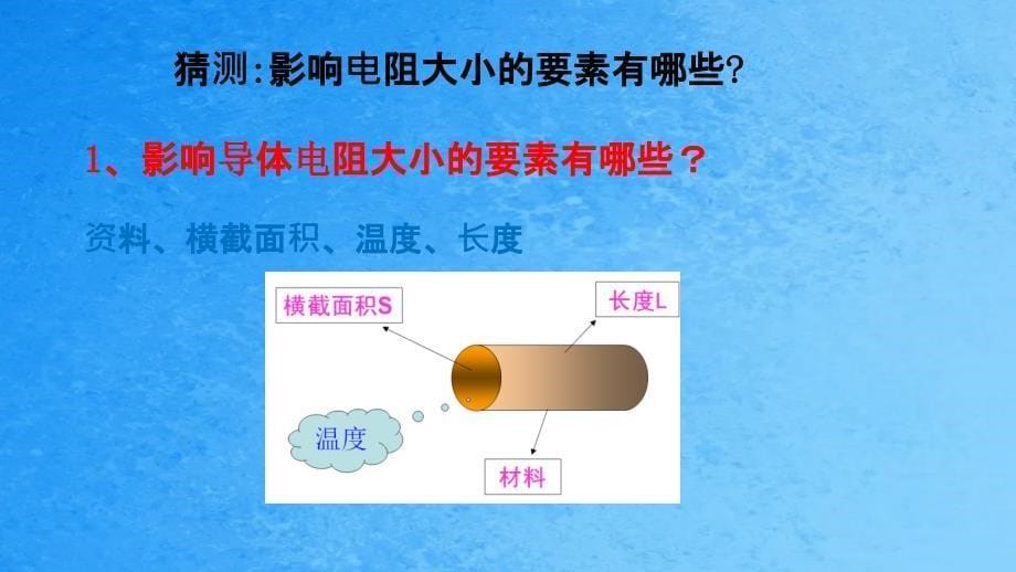 高中物理选修312.6电阻定律公开课教学课ppt课件_第5页