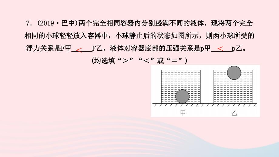 最新八年级物理下册第十章浮力综合提升作业课件新人教版新人教版初中八年级下册物理课件_第3页