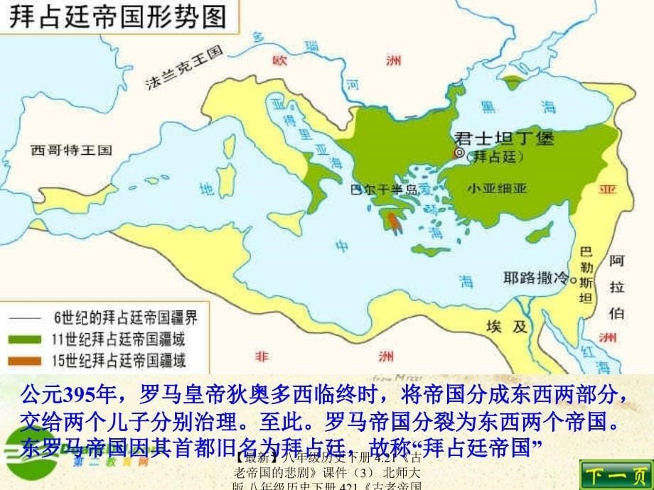 最新八年级历史下册4.21古老帝国的悲剧课件3北师大版八年级历史下册421古老帝国的悲剧课件4套北师大版_第5页