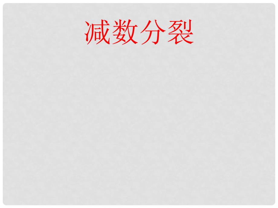 福建省泉州市十五中高中生物 2.1 减数分裂和受精作用课件 新人教版必修2_第1页