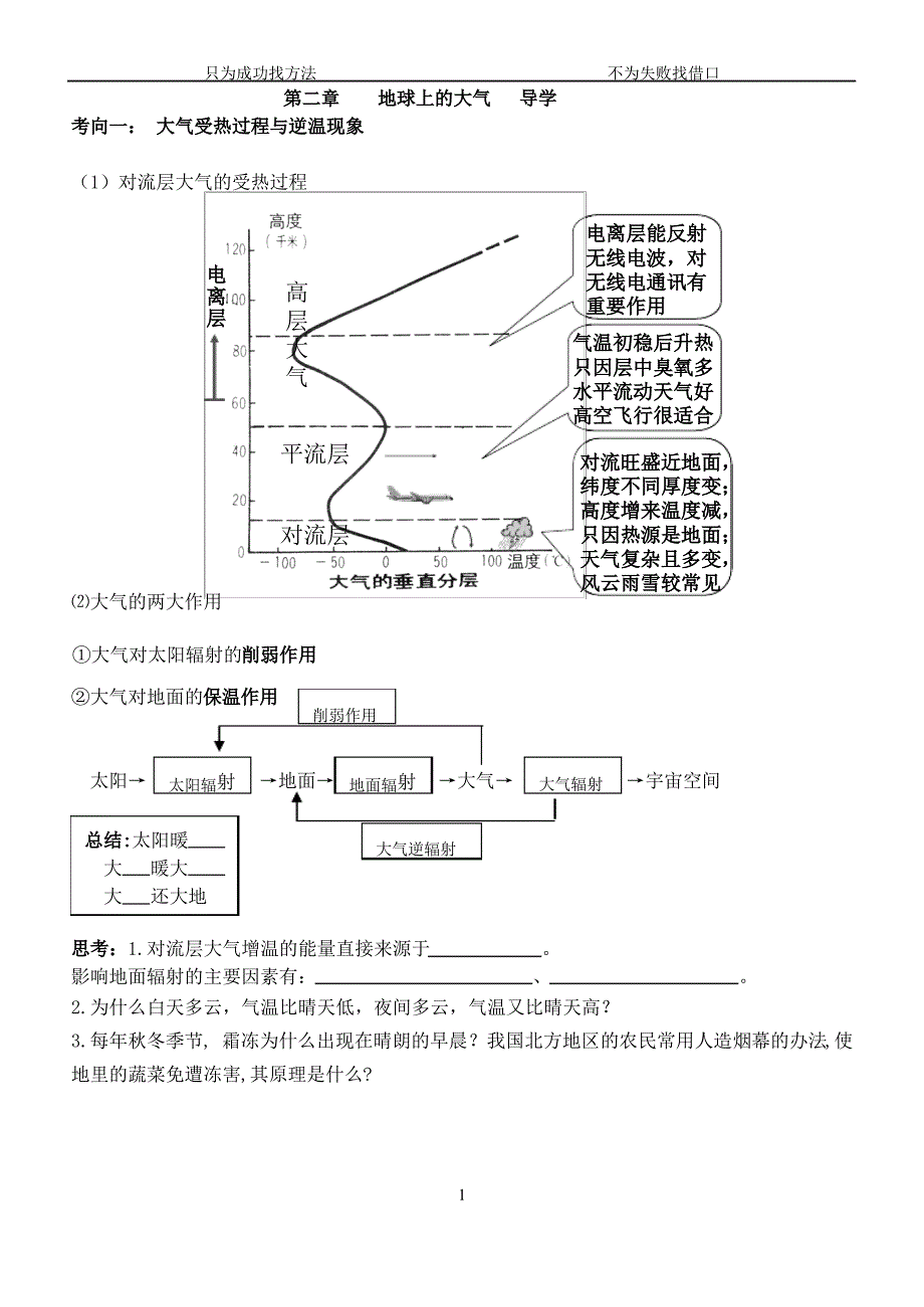 第二章 第一讲 冷热不均引起大气运动汇总_第1页