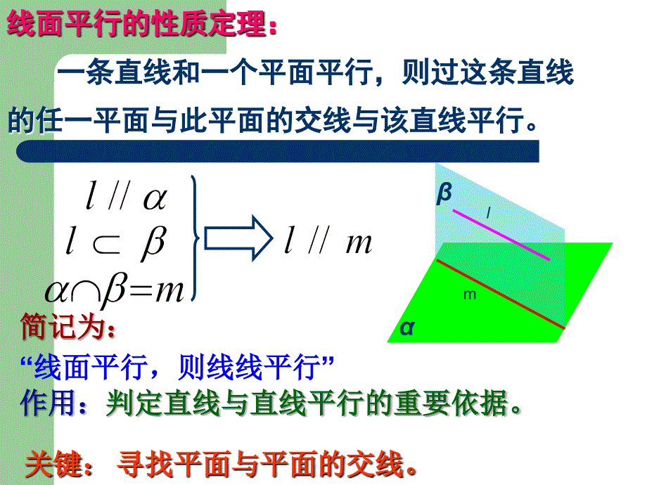 线面及面面平行的性质课件_第4页