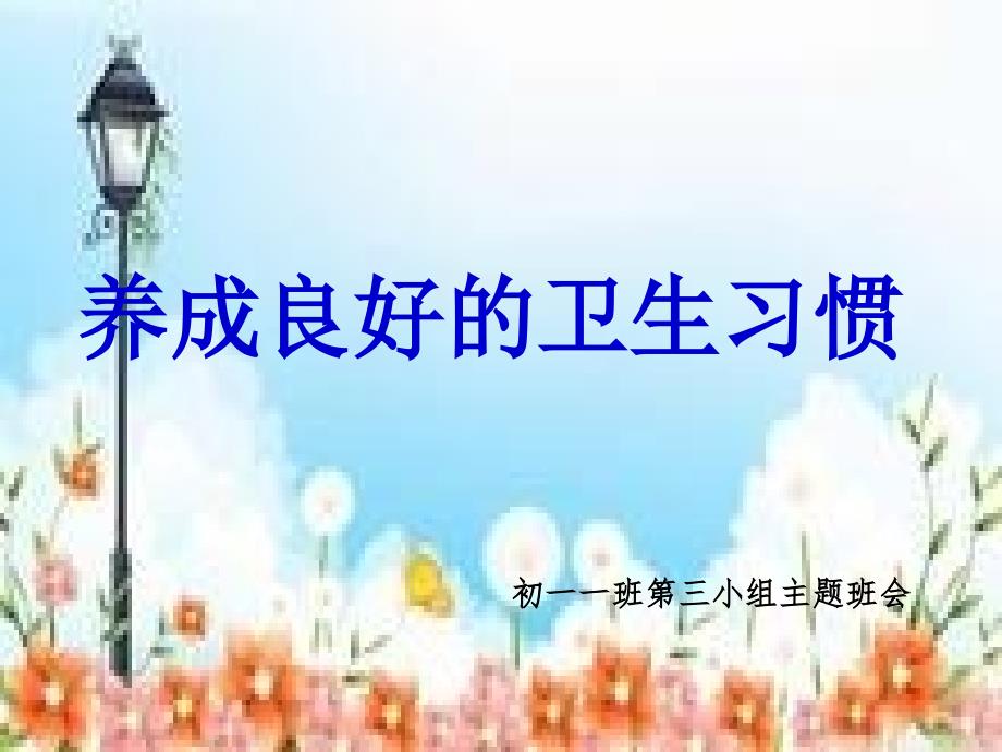 《养成良好的卫生习惯》主题班会PPT课件_第2页